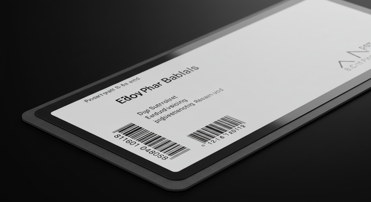 epaper panel for smart labels