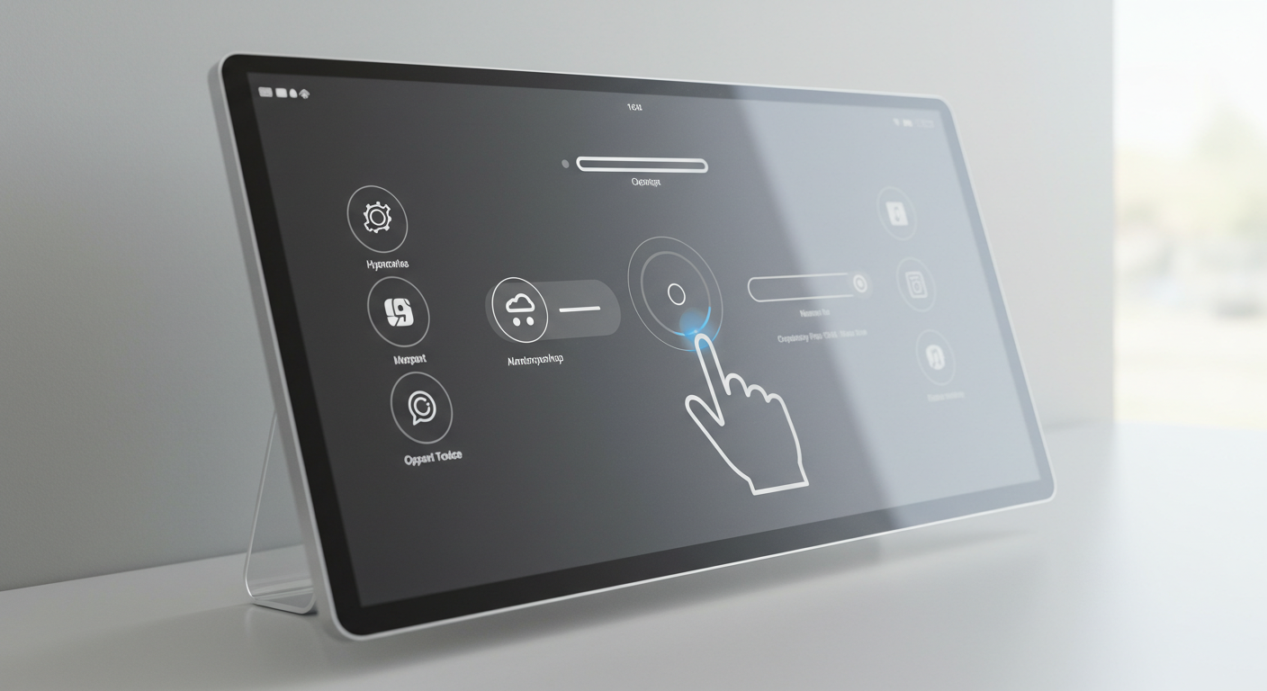 capacitive touch display