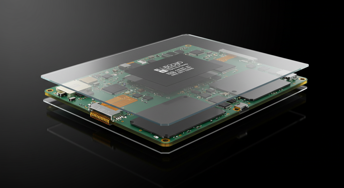 laminated capacitive screen